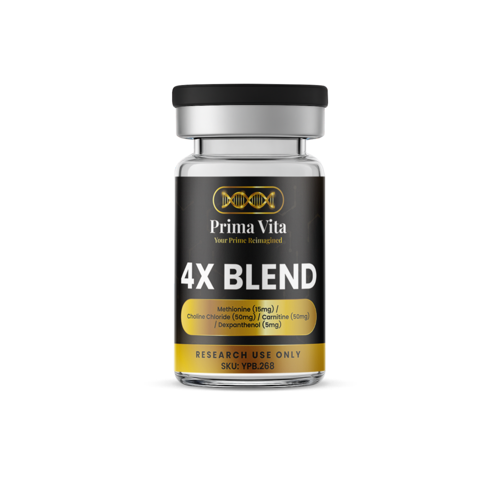 4X Blend Methionine (15mg) / Choline Chloride (50mg) / Carnitine (50mg) / Dexpanthenol (5mg)